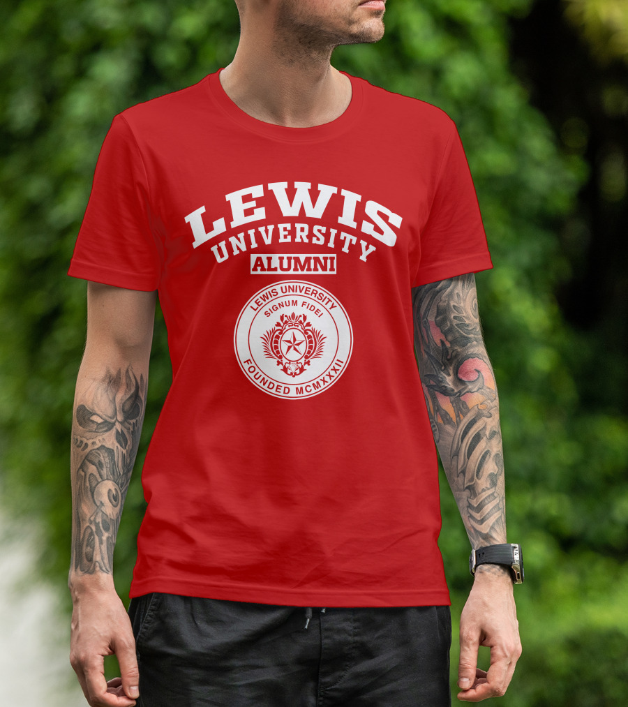 LEWIS UNIVERSITY ALUMNI SIGNUM FIDEI FOUNDED MCMXXII T-Shirt