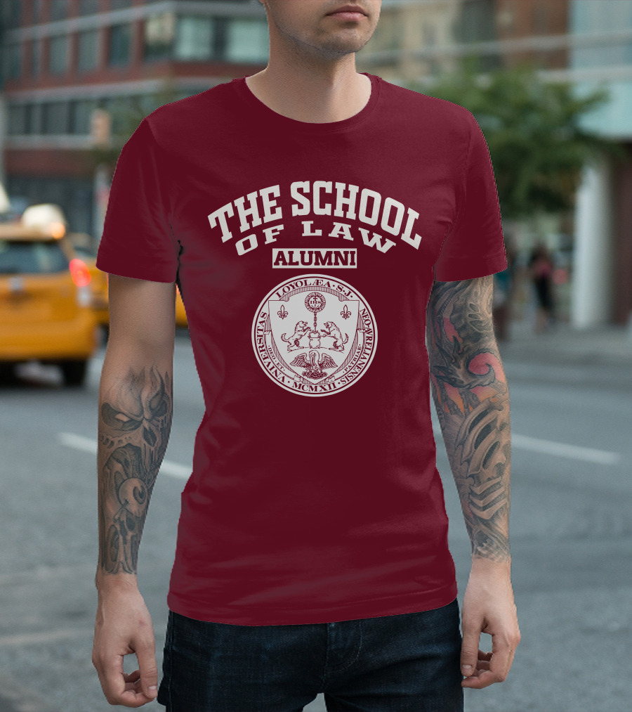The School of Law Alumni Loyola Universitas Seal T-Shirt