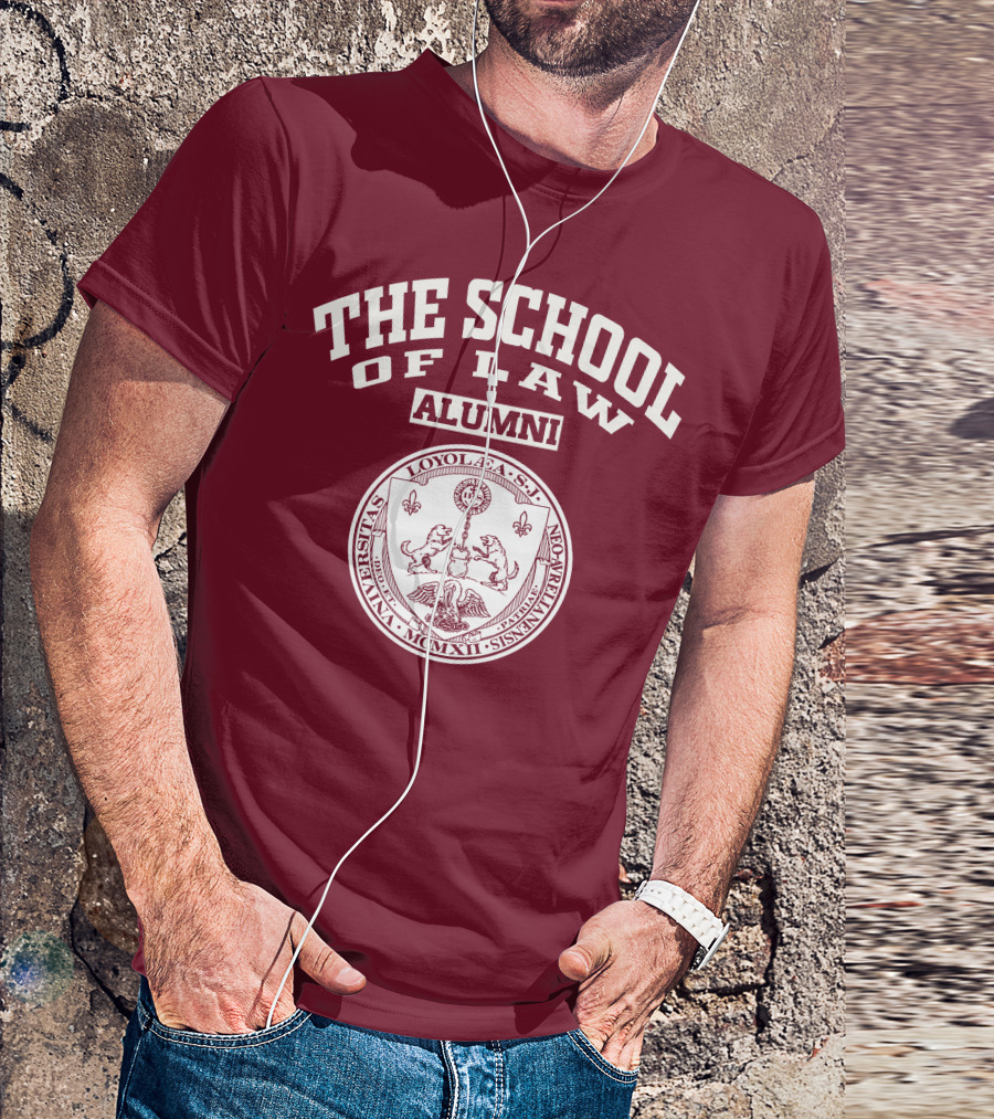 The School Of Law Alumni Loyola Universitas Seal T-Shirt