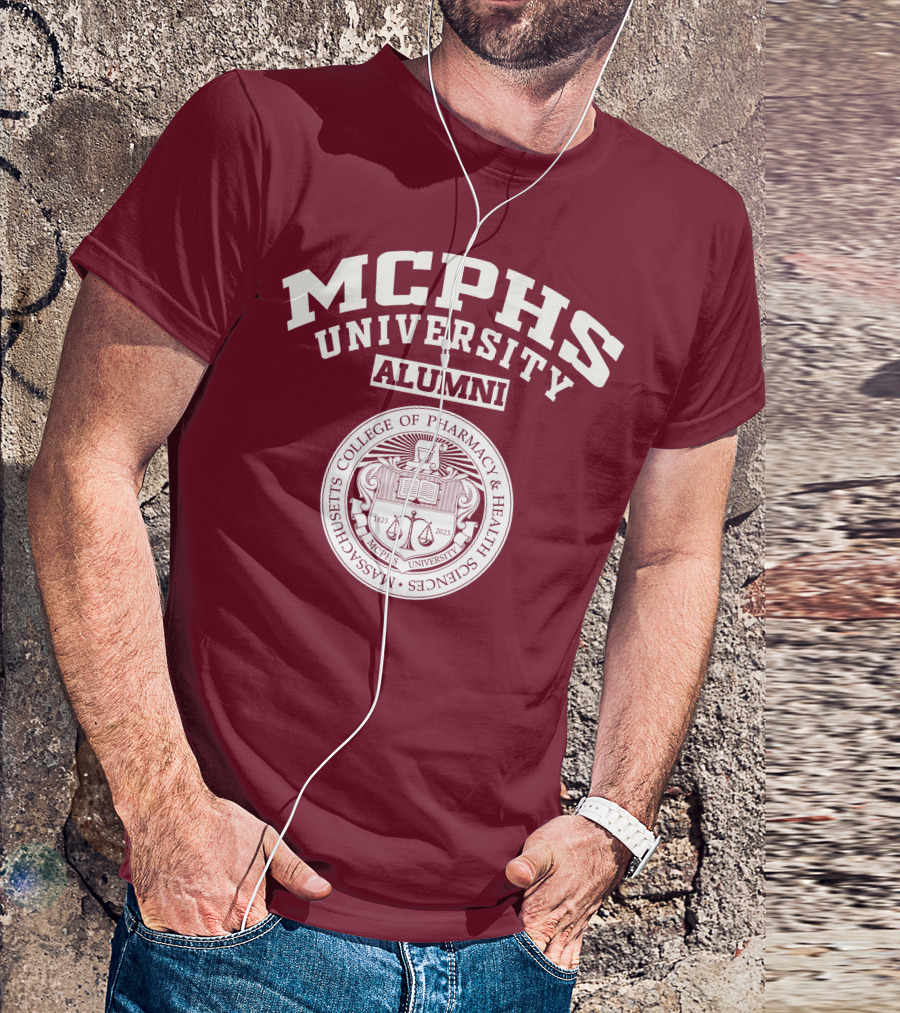 MCPHS University Alumni Massachusetts College Of Pharmacy And Health Sciences Seal T-Shirt