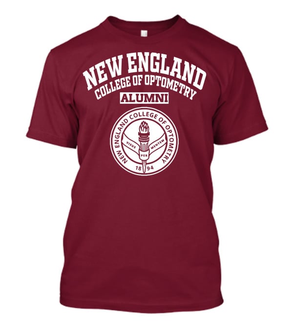 New England College Of Optometry Alumni Visus Per Mentem 1894 T-Shirt
