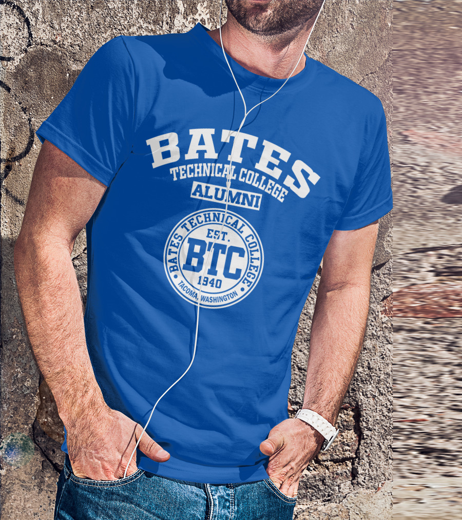 Bates Technical College Alumni Est. 1940 BTC Tacoma Washington T-Shirt