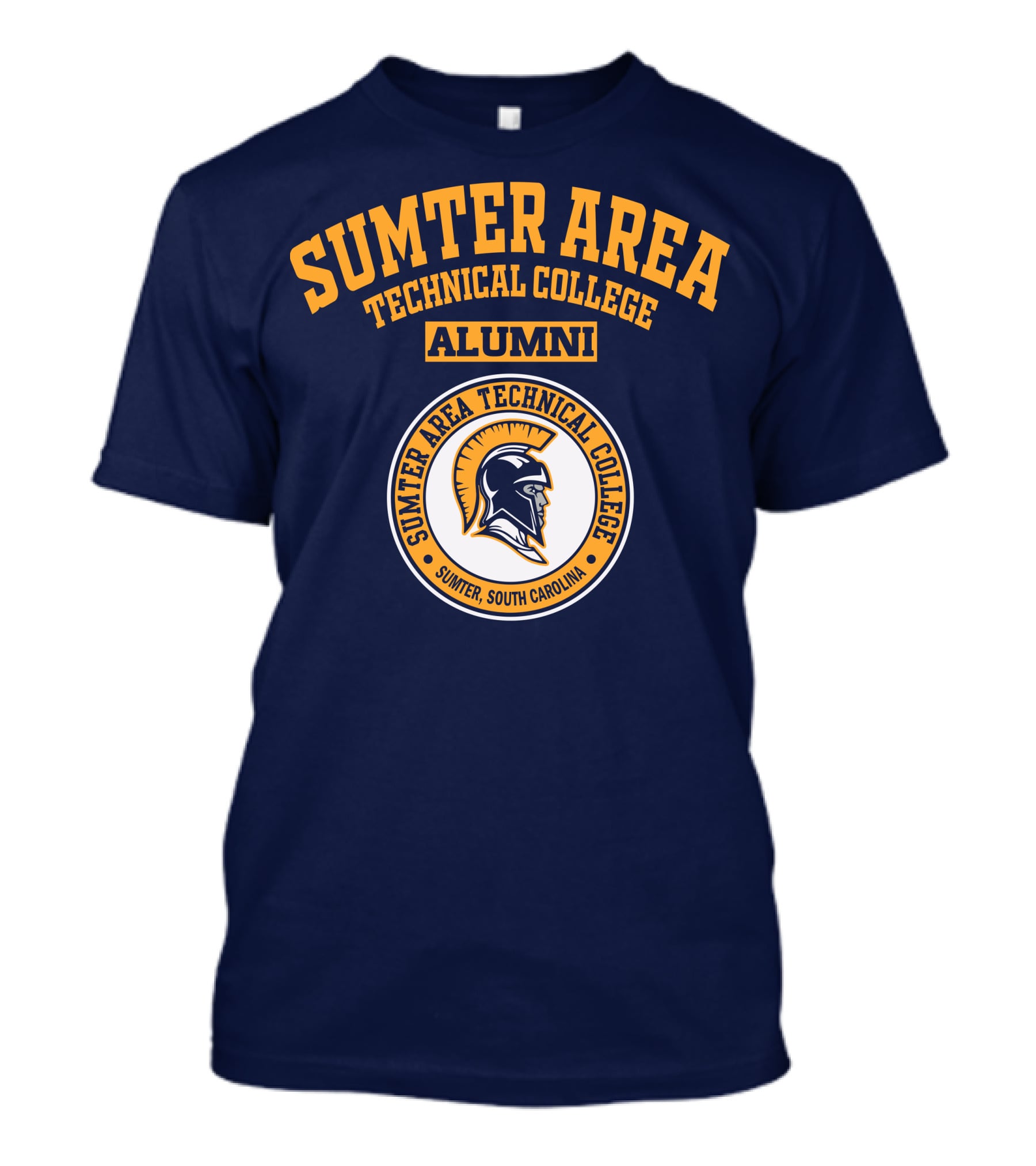 Sumter Area Technical College Alumni South Carolina Spartan Head T-Shirt