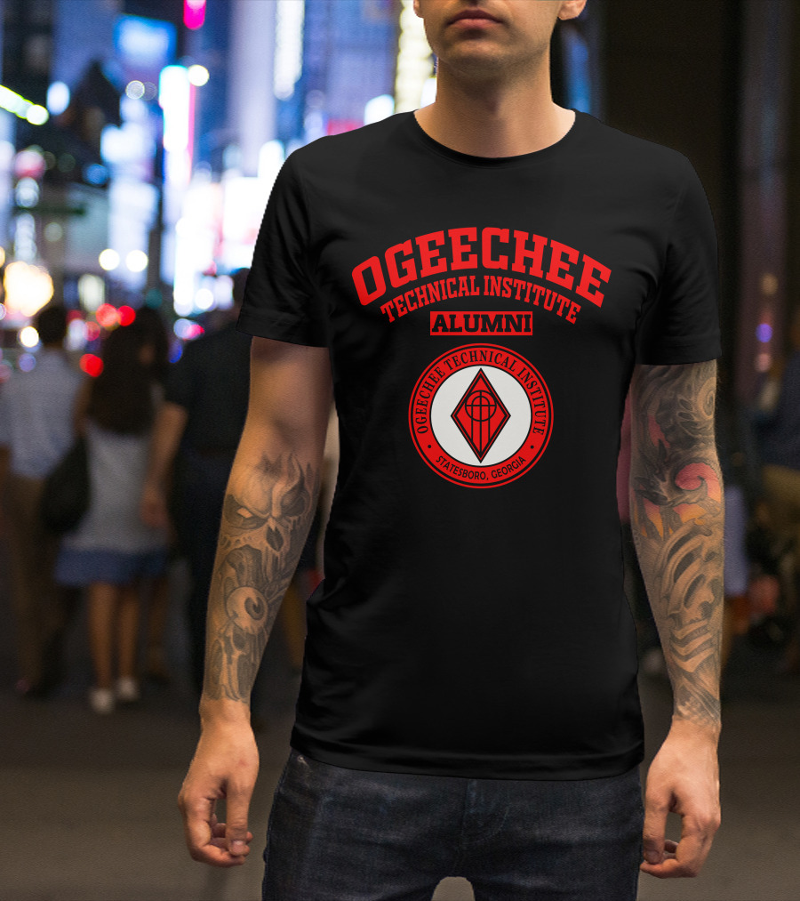 Ogeechee Technical Institute Alumni Statesboro Georgia Emblem T-Shirt