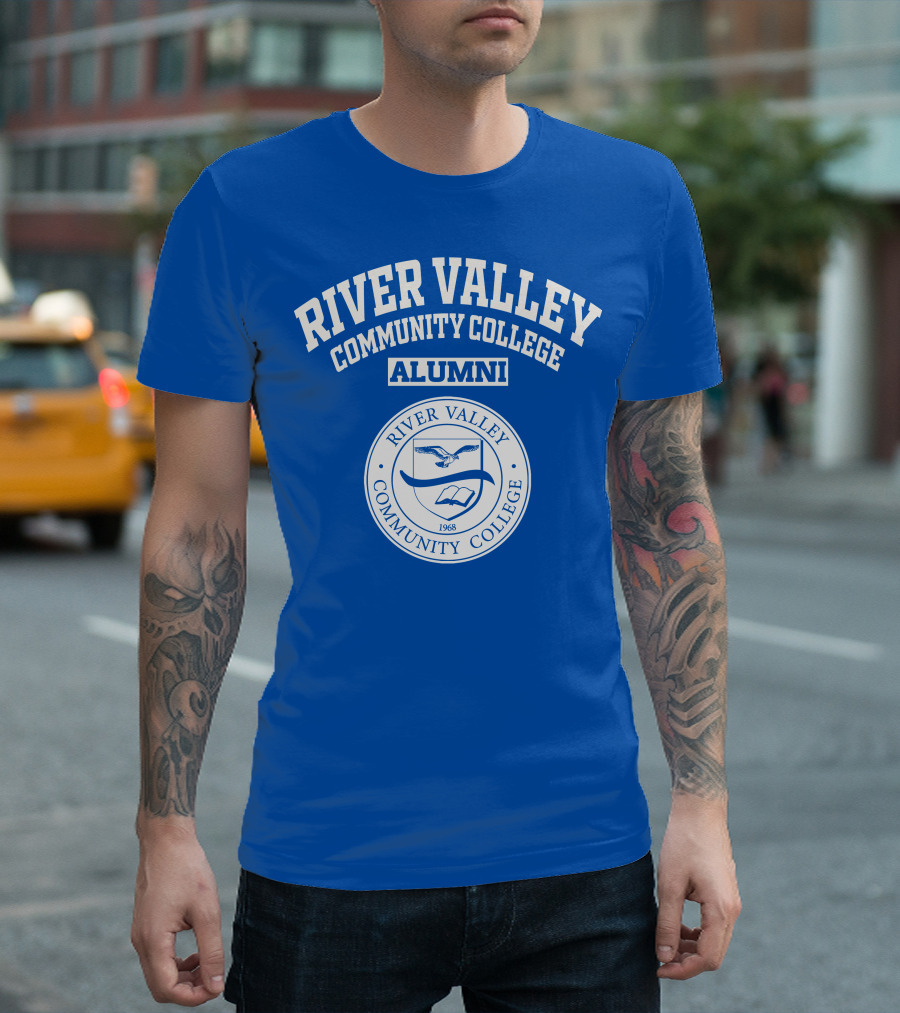 River Valley Community College Alumni Emblem 1968 T-Shirt
