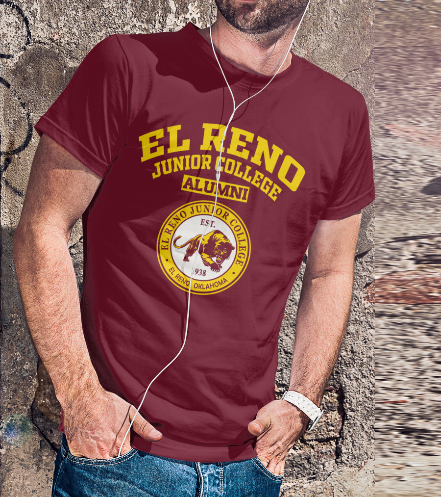 EL RENO JUNIOR COLLEGE ALUMNI EST 1938 EL RENO OKLAHOMA T-Shirt
