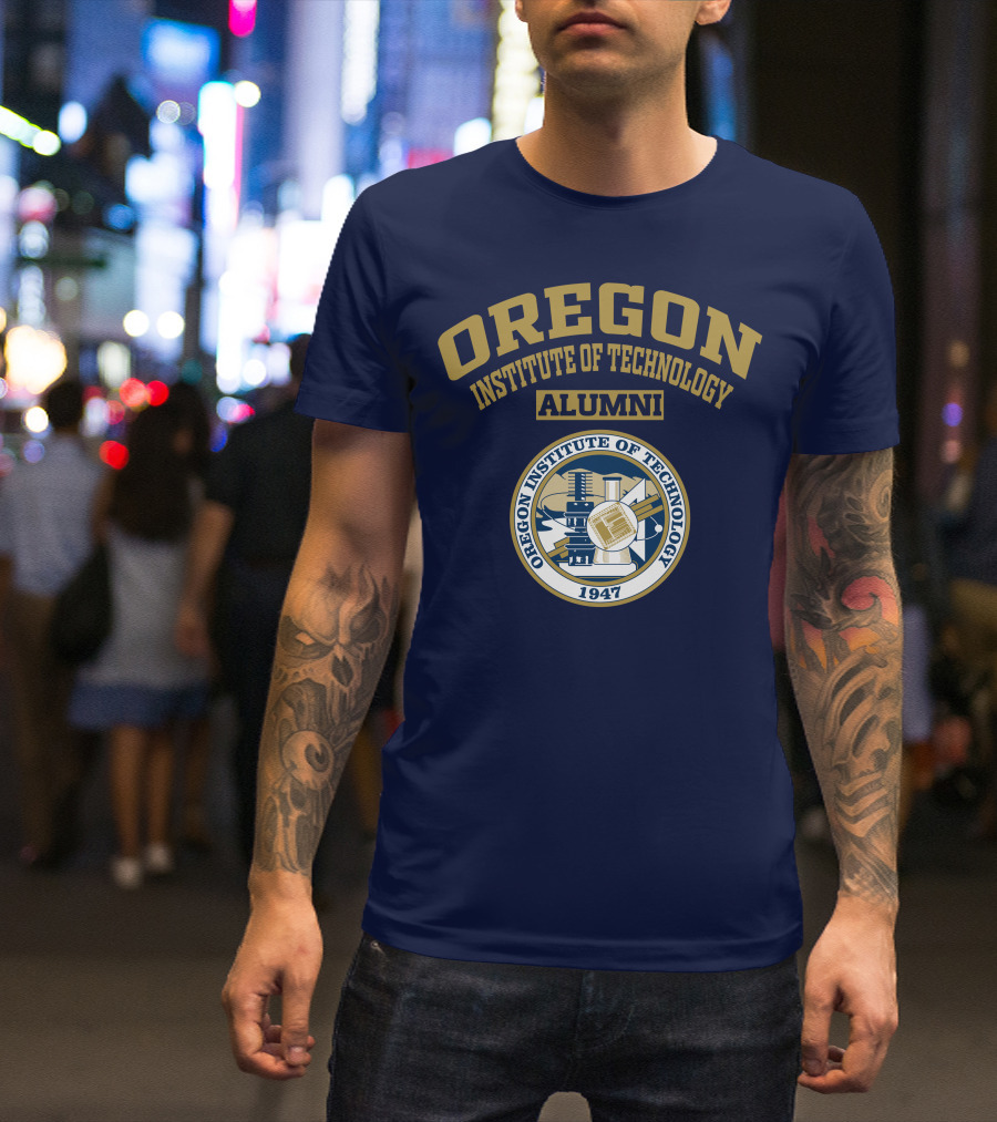 Oregon Institute Of Technology Alumni 1947 Crest T-Shirt