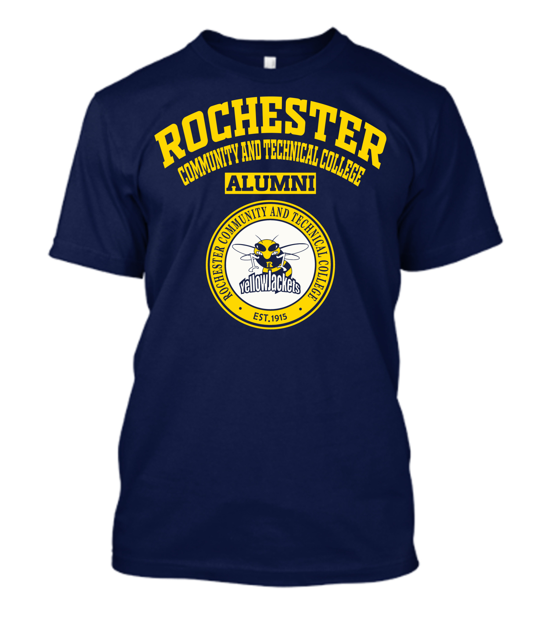 Rochester Community And Technical College Alumni YellowJackets Est. 1915 T-Shirt