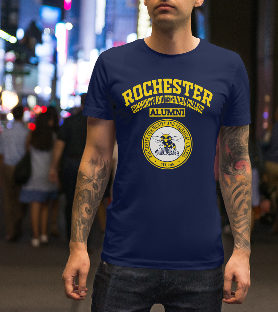 Rochester Community And Technical College Alumni YellowJackets Est. 1915 T-Shirt