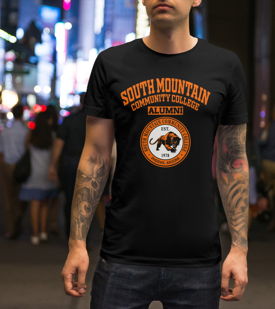 South Mountain Community College Alumni Phoenix Arizona Est. 1978 Panther T-Shirt