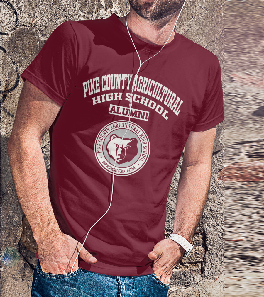 Pike County Agricultural High School Alumni Opportunities For A Lifetime Bear T-Shirt