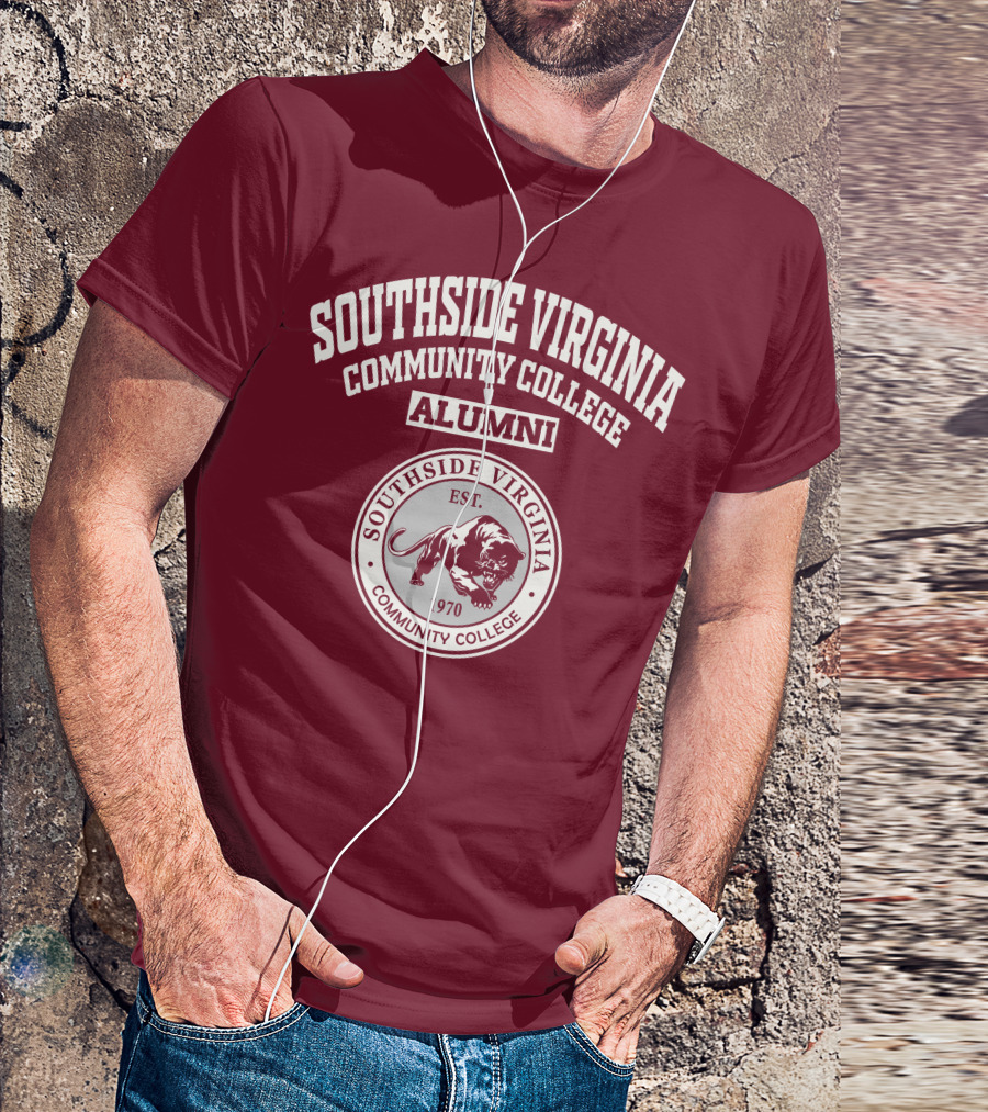 Southside Virginia Community College Alumni Est. 1970 Lion Emblem T-Shirt