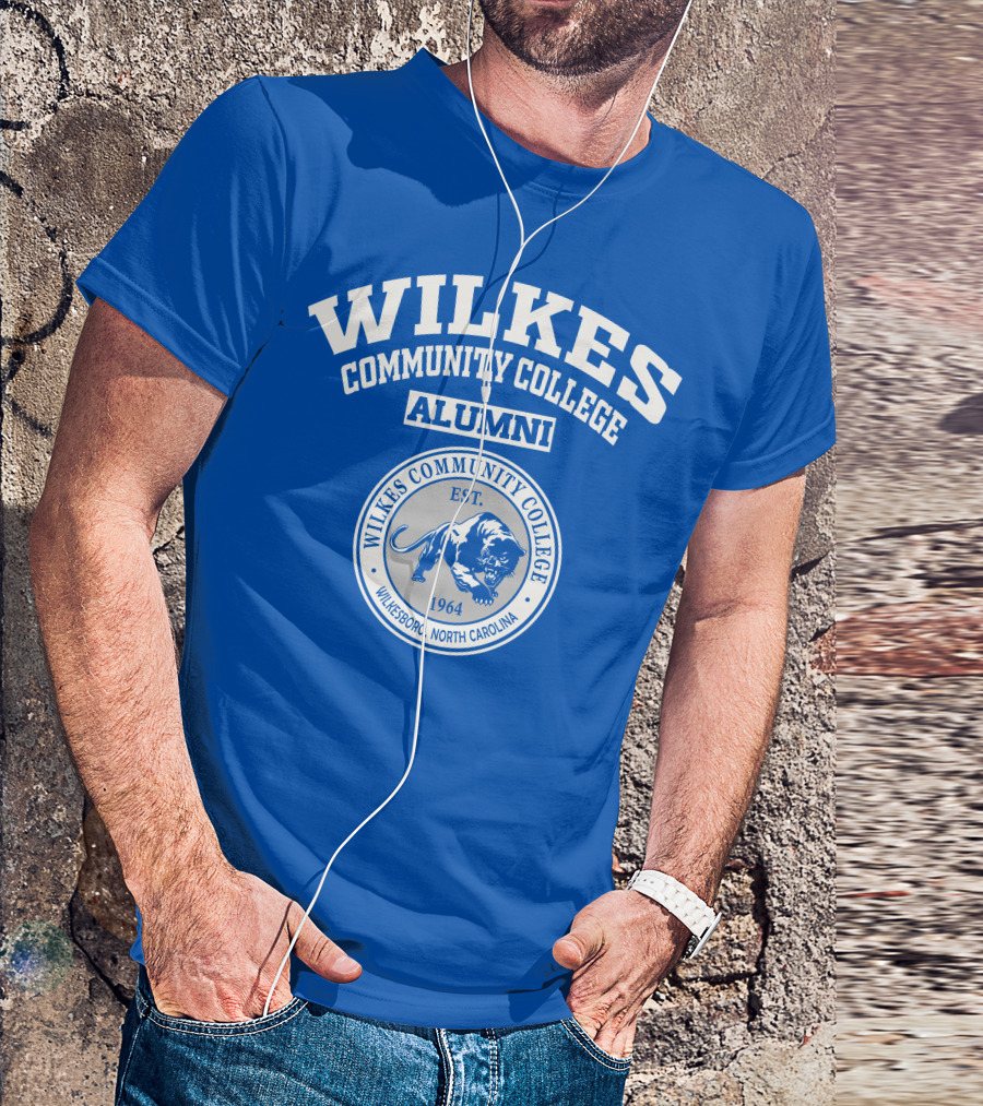 Wilkes Community College Alumni Wilkesboro North Carolina Est 1964 T-Shirt