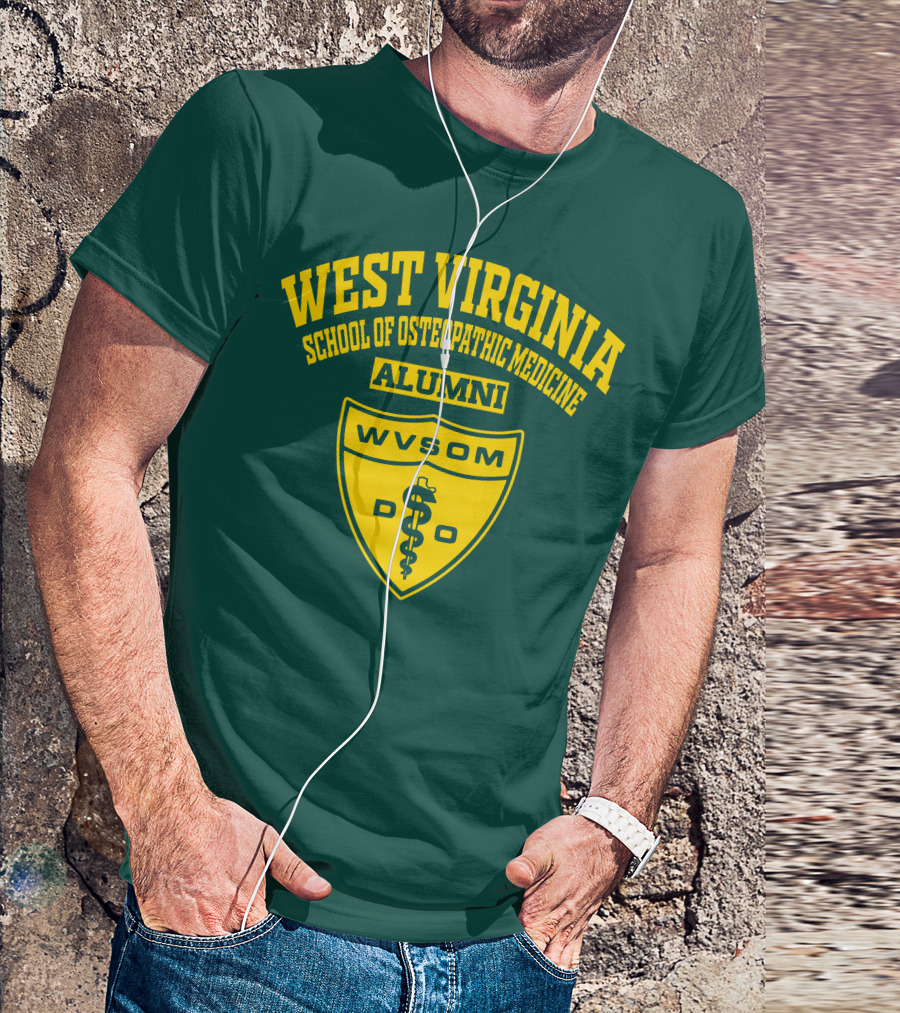 West Virginia School Of Osteopathic Medicine Alumni WVSOM DO Shield T-Shirt