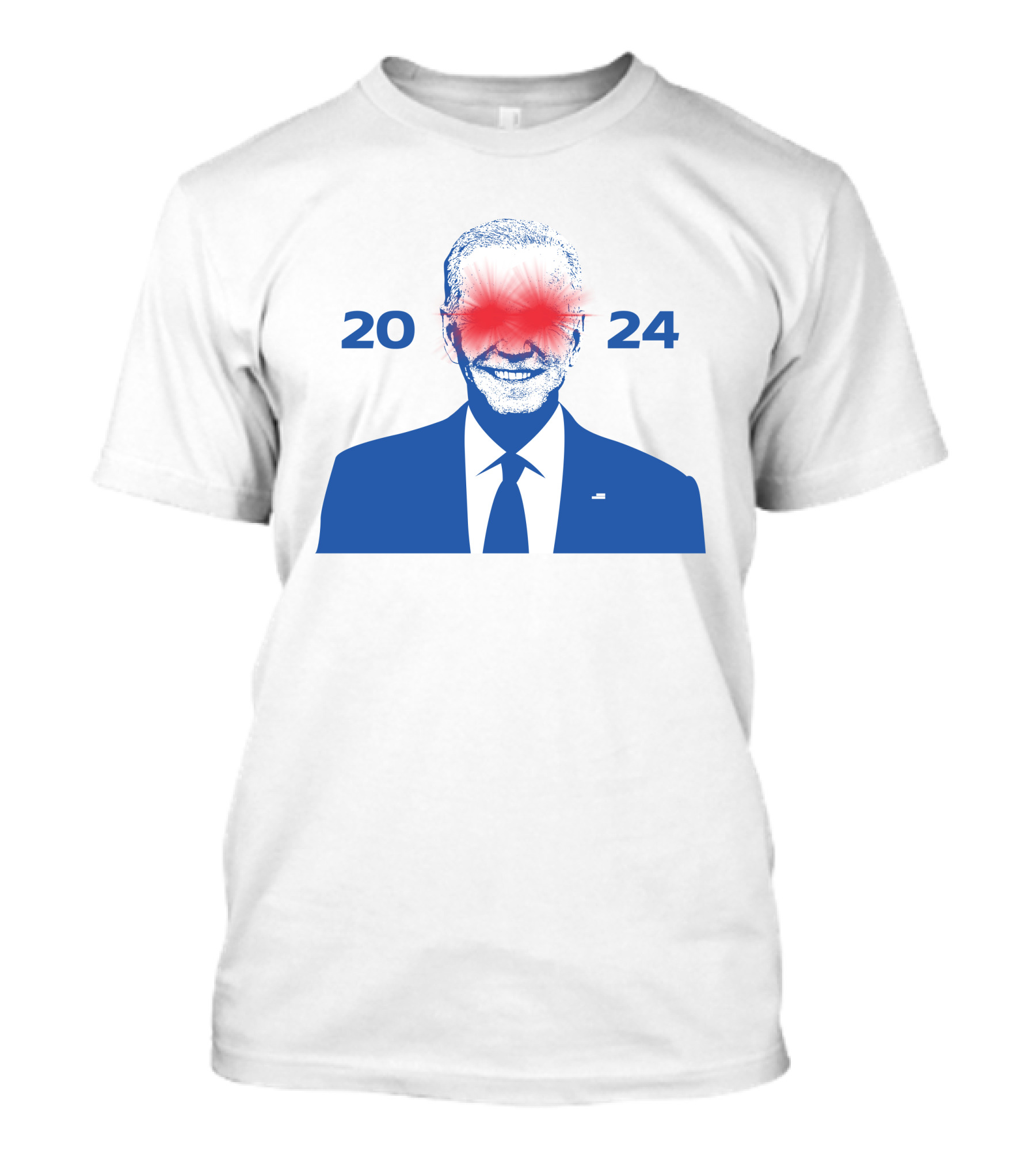 Joe Biden Dark Brandon 2024 Laser Eyes Political Meme T-Shirt