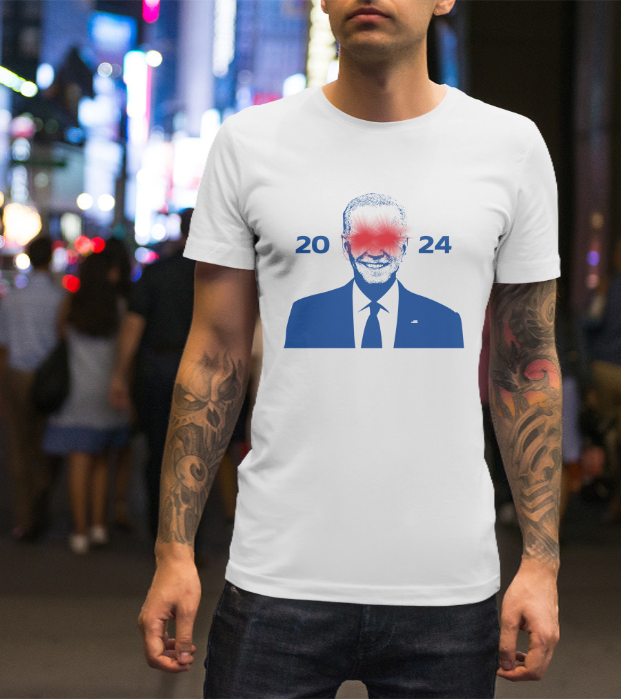 Joe Biden Dark Brandon 2024 Laser Eyes Political Meme T-Shirt