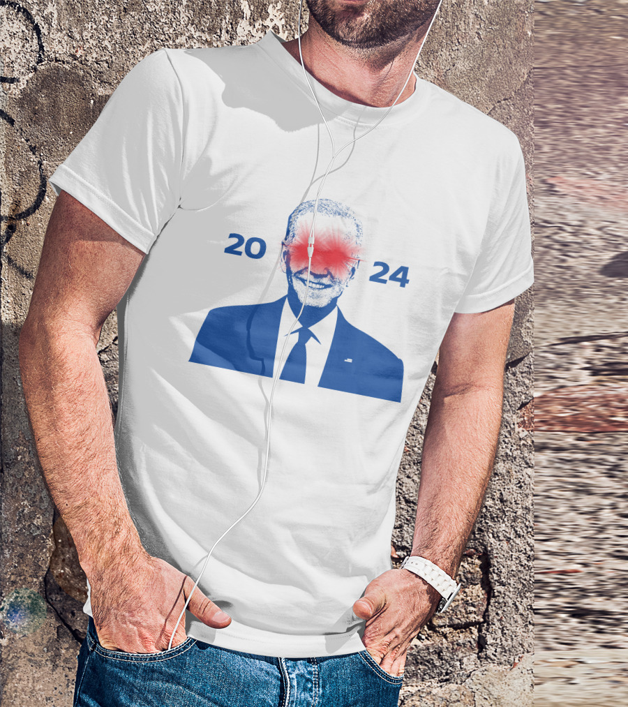 Joe Biden Dark Brandon 2024 Laser Eyes Political Meme T-Shirt
