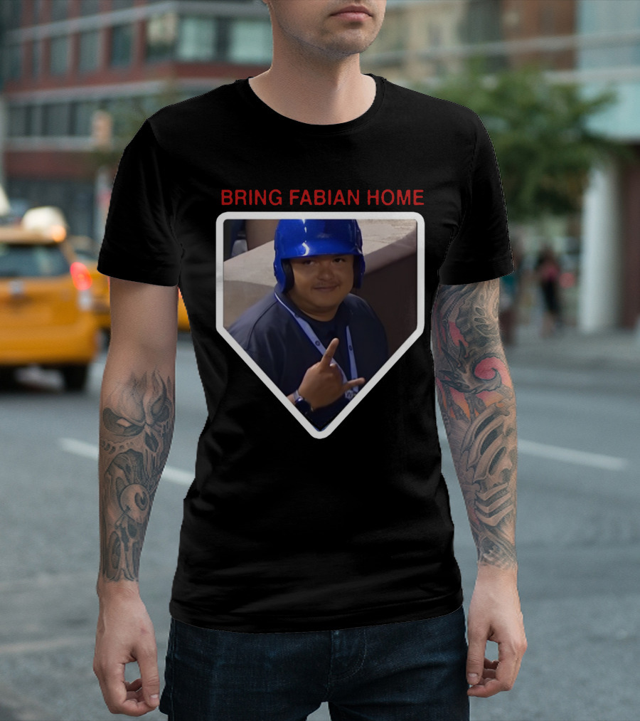Bring Fabian Home Baseball Fan Moment T-Shirt