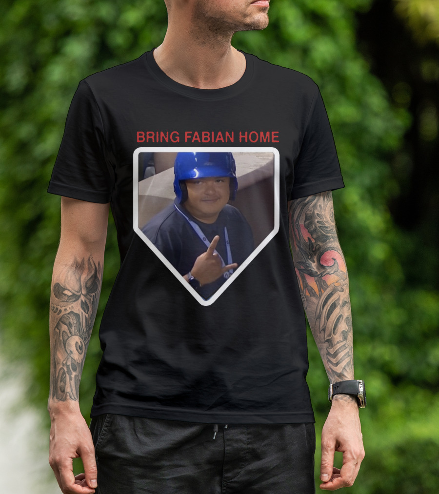 Bring Fabian Home Baseball Fan Moment T-Shirt