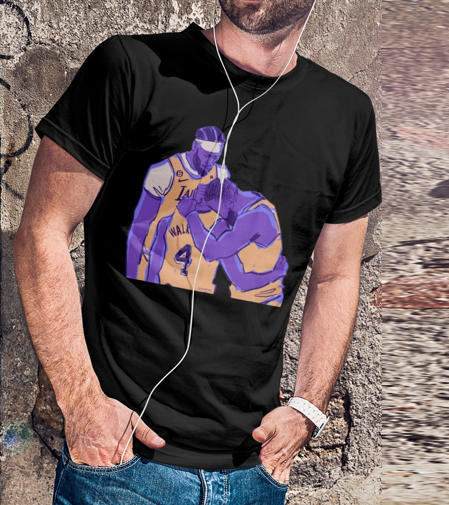 Jack Perkins Lonnie Iv Lakers Team Purehoop Walker 4 T-Shirt