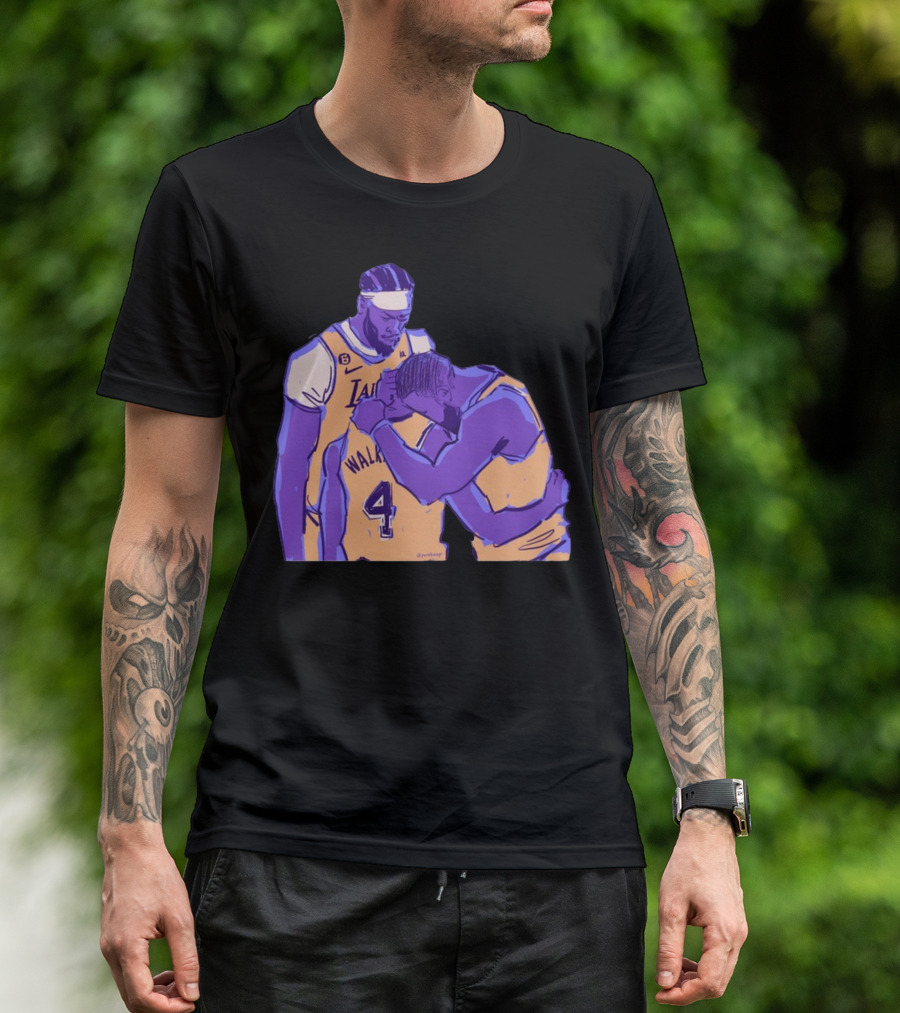 Jack Perkins Lonnie Iv Lakers Team Purehoop Walker 4 T-Shirt
