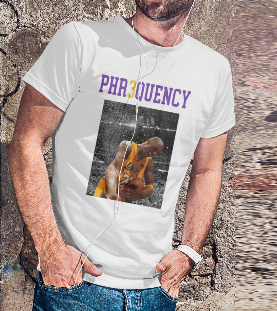 PHR3QUENCY Lakers 24 Basketball T-Shirt
