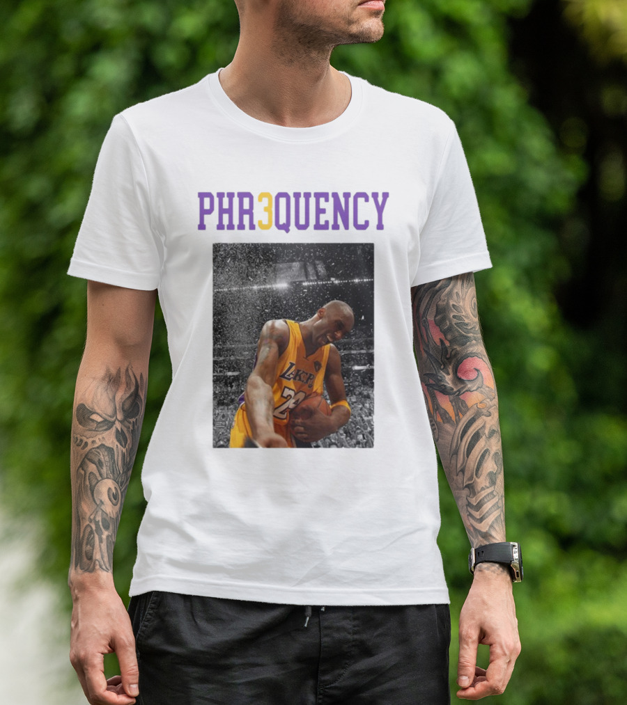 PHR3QUENCY Lakers 24 Basketball T-Shirt