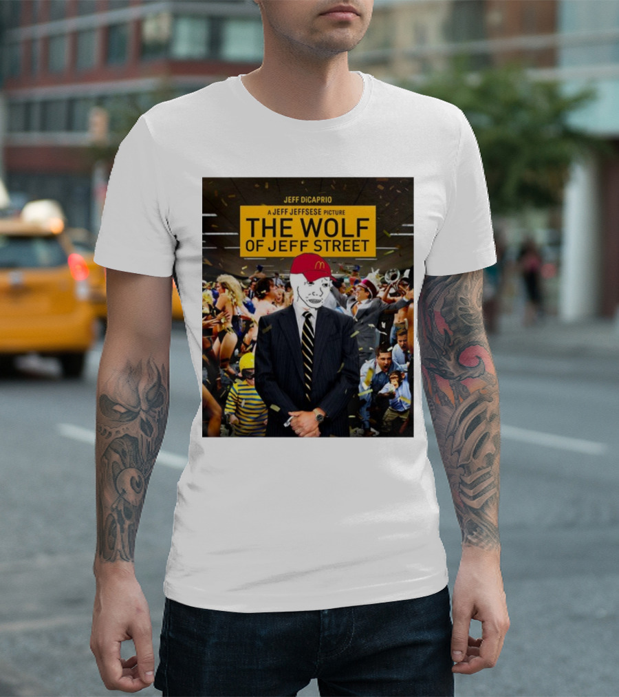 Jeff Dicaprio Jeff Jeffsese The Wolf Of Jeff Street T-Shirt