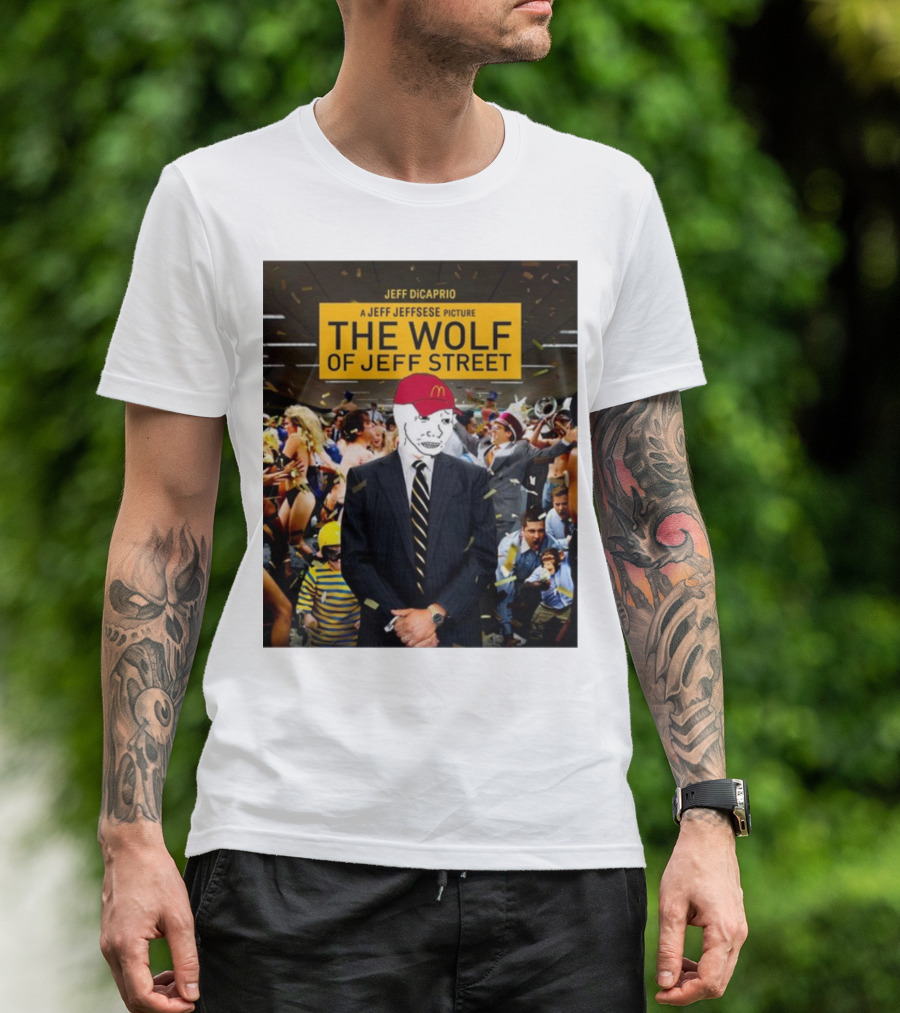 Jeff Dicaprio Jeff Jeffsese The Wolf Of Jeff Street T-Shirt