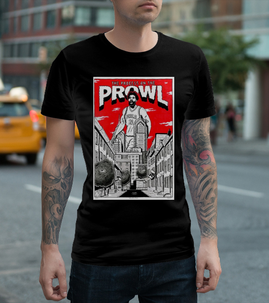 The Process On The Prowl Philadelphia 76ers Basketball Legend T-Shirt