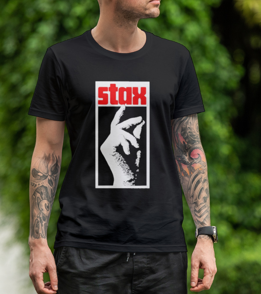 Stax Records Merch Classic Stax Snap Logo Hand T-Shirt
