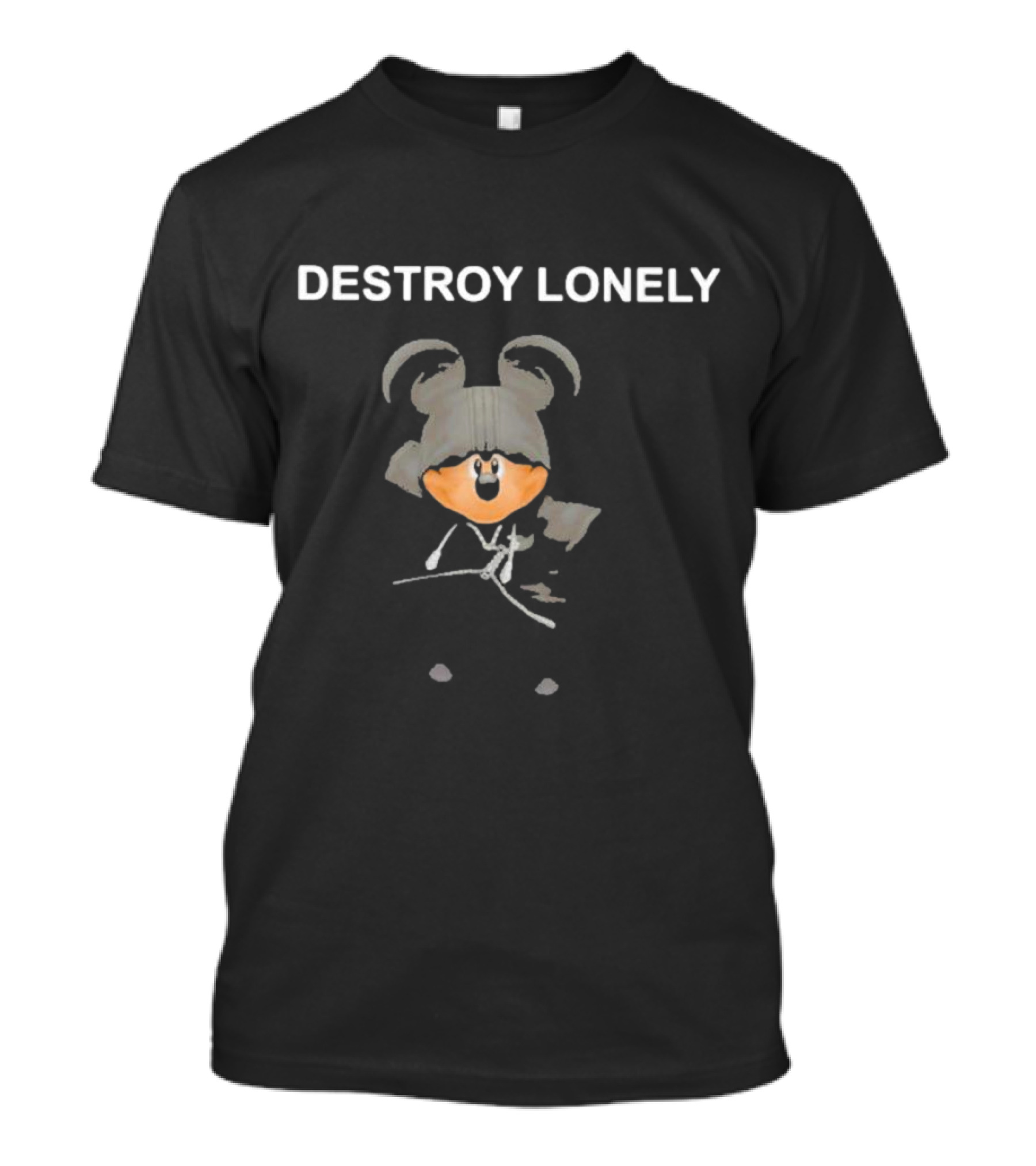 Destroy Lonely Mouse Iconic Hoodie Character T-Shirt