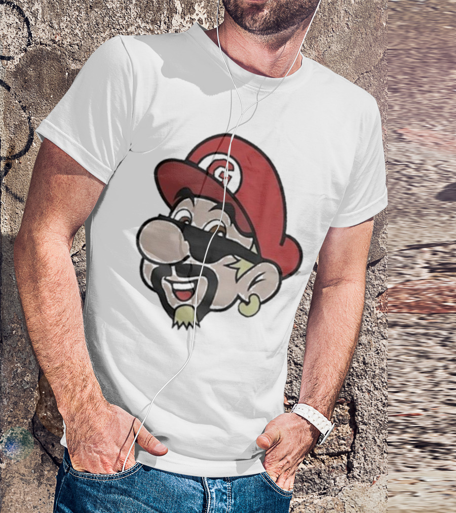 Super Fierio G Mustache Cap T-Shirt