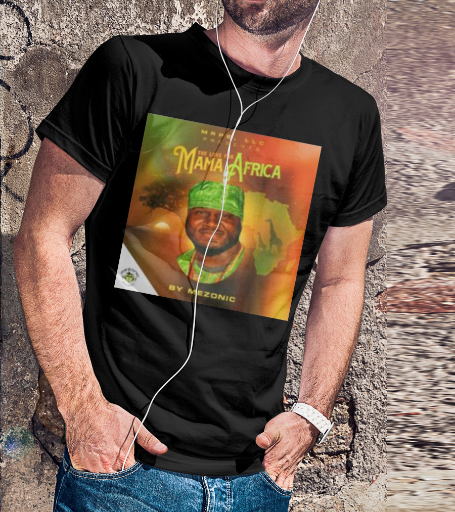 Mape LLC Presents The Love For Mama Africa By Mezonic Sunlit Silhouette Edition T-Shirt