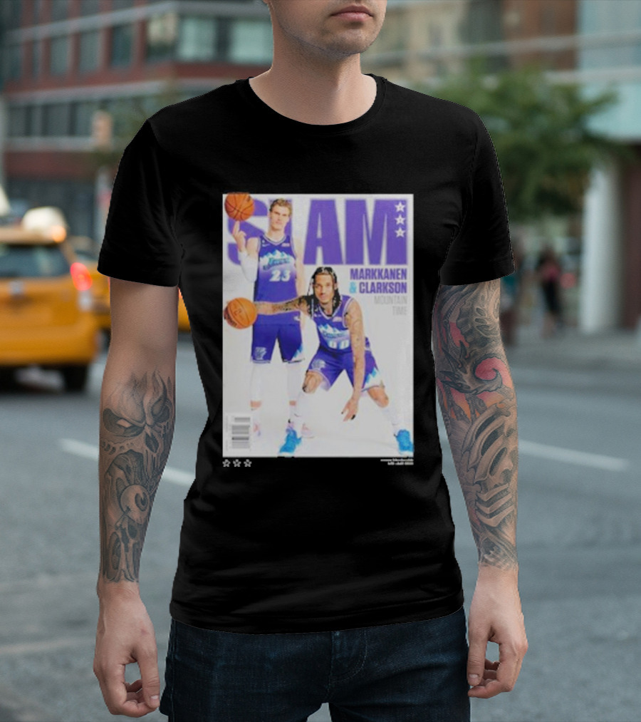 Slam Markkanen Clarkson Mountain Time Cover T-Shirt