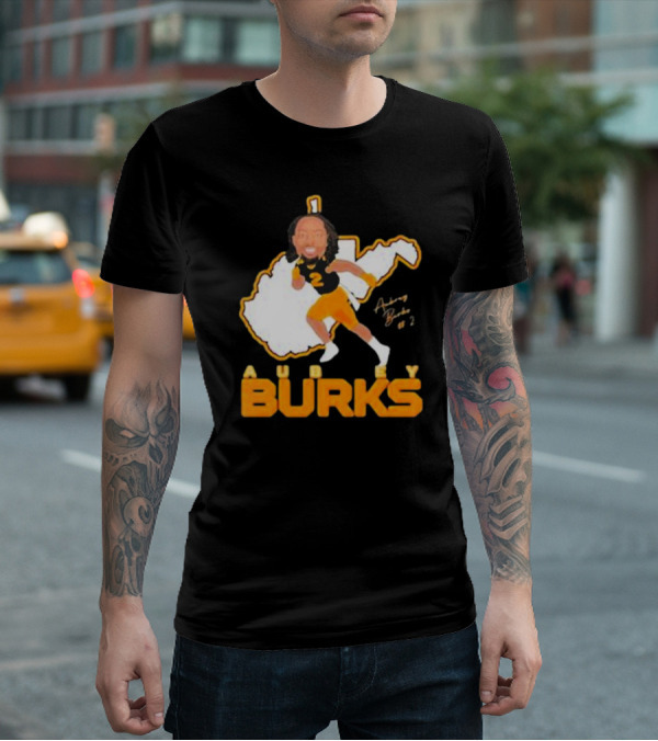 Aubrey Burks Fan 1 Football Player Art #2 T-Shirt