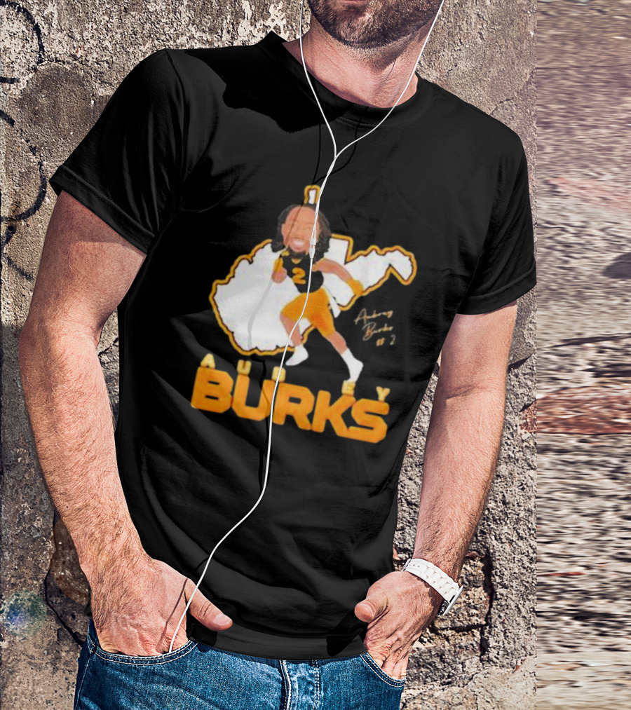 Aubrey Burks Fan 1 Football Player Art #2 T-Shirt