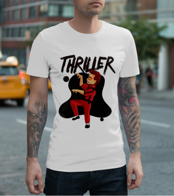 Crowley Thriller Cartoon Dance Good Omens T-Shirt