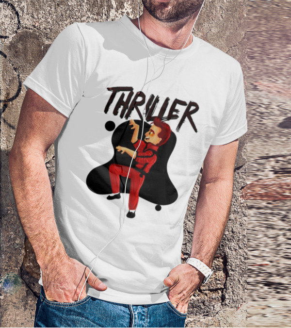 Crowley Thriller Cartoon Dance Good Omens T-Shirt