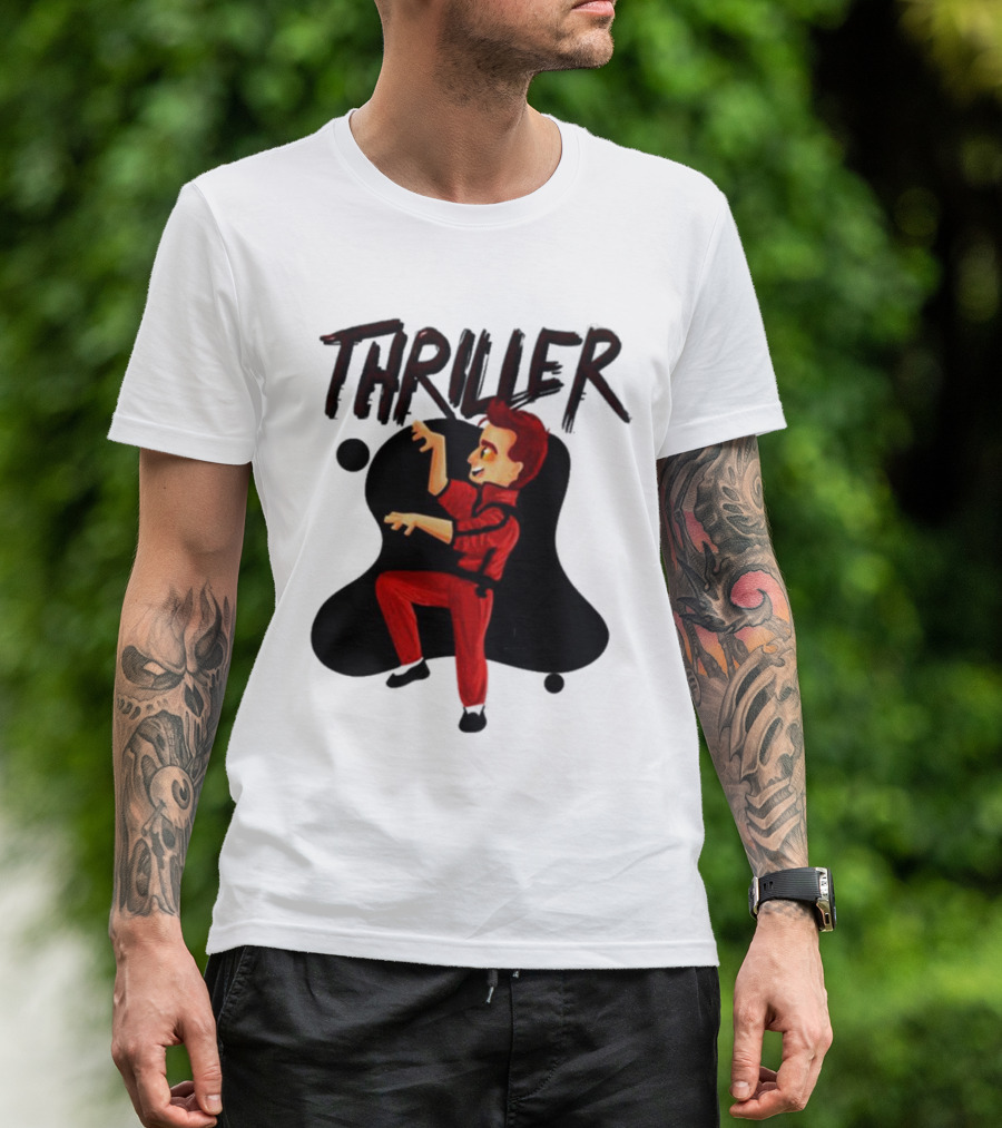 Crowley Thriller Cartoon Dance Good Omens T-Shirt