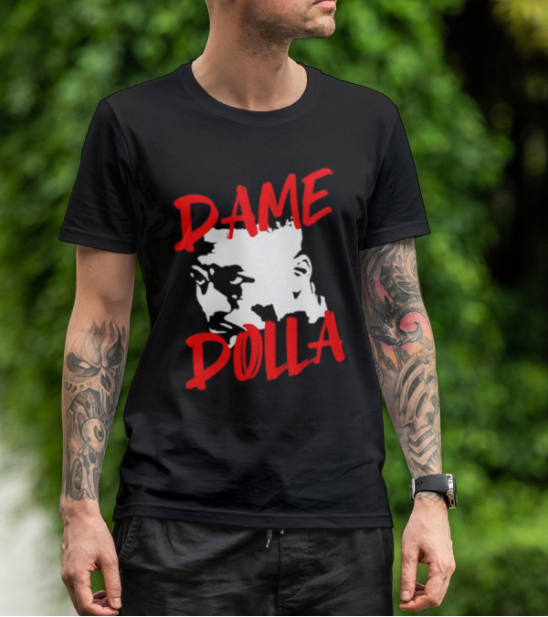 Dame Dolla Face Portrait Star Blazers T-Shirt