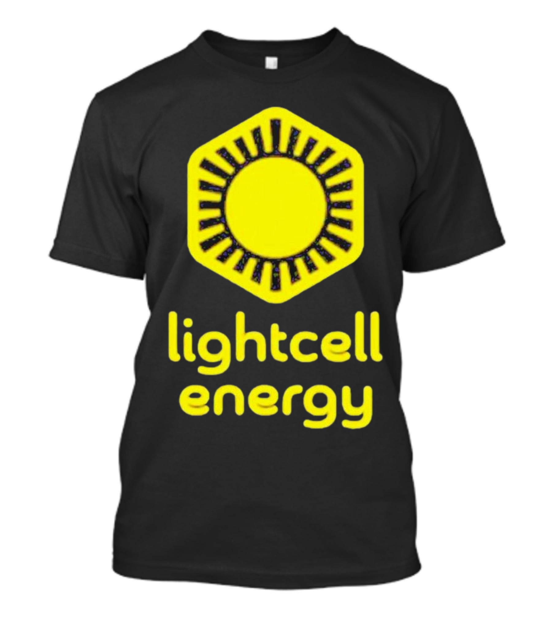 Danielle Fong Lightcell Energy Sunburst Hexagon T-Shirt