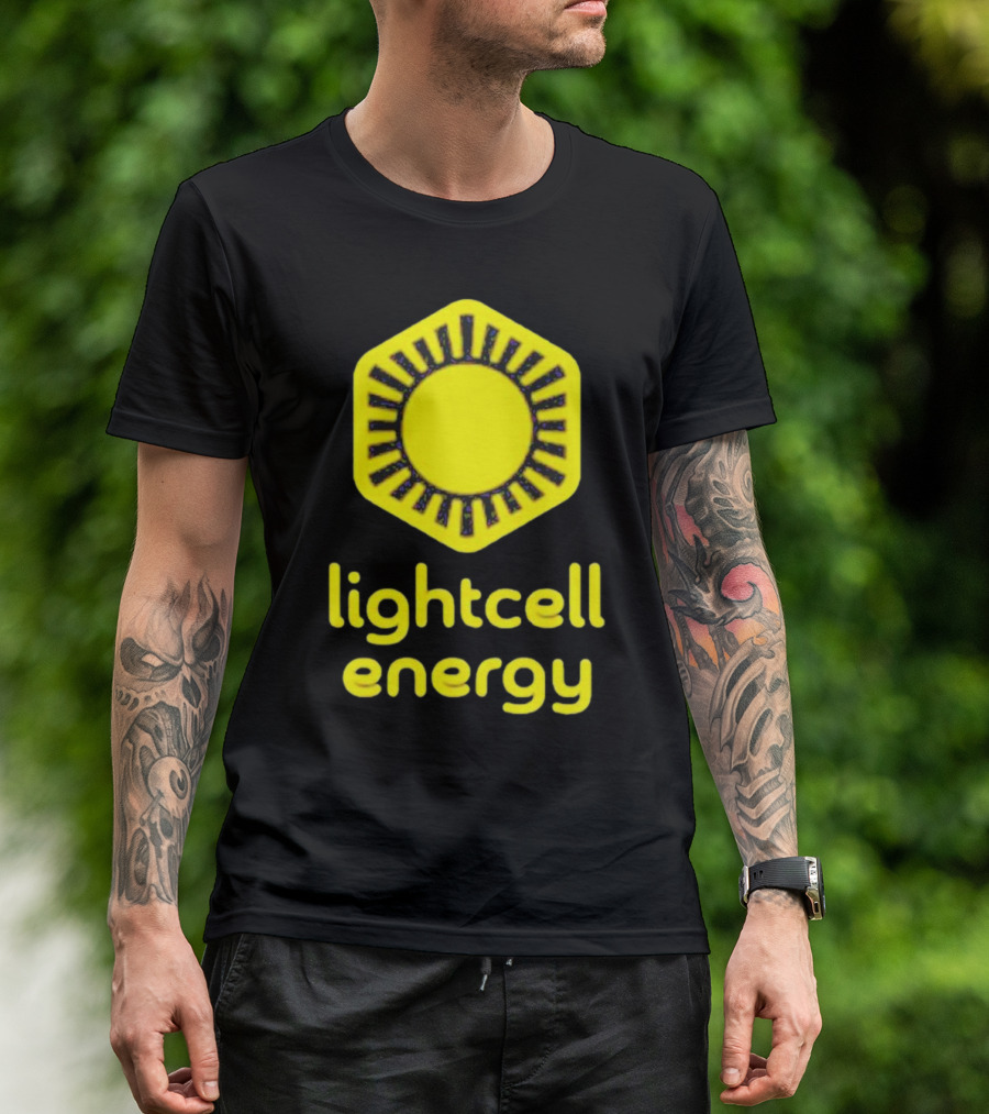 Danielle Fong Lightcell Energy Sunburst Hexagon T-Shirt