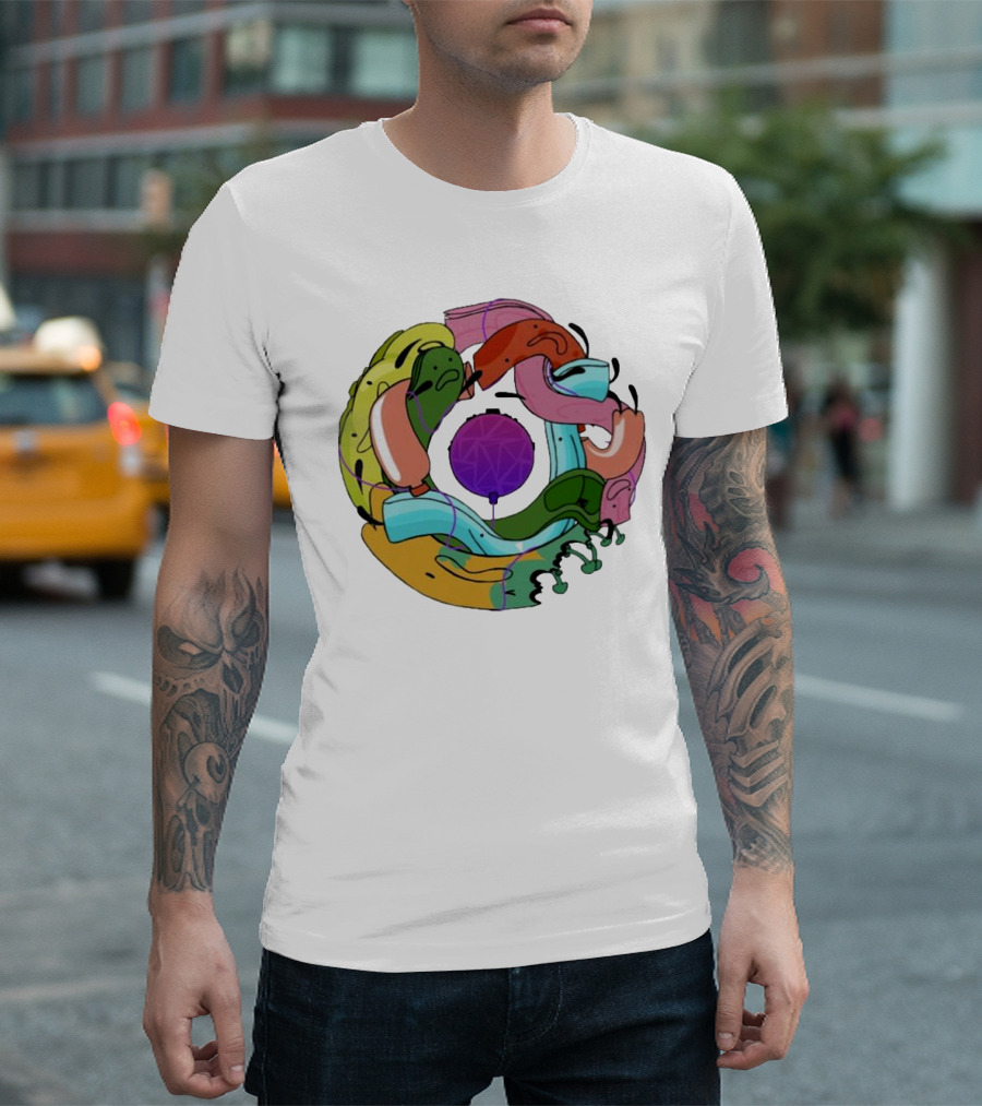 Ian's Yapinians Colorful Ring T-Shirt