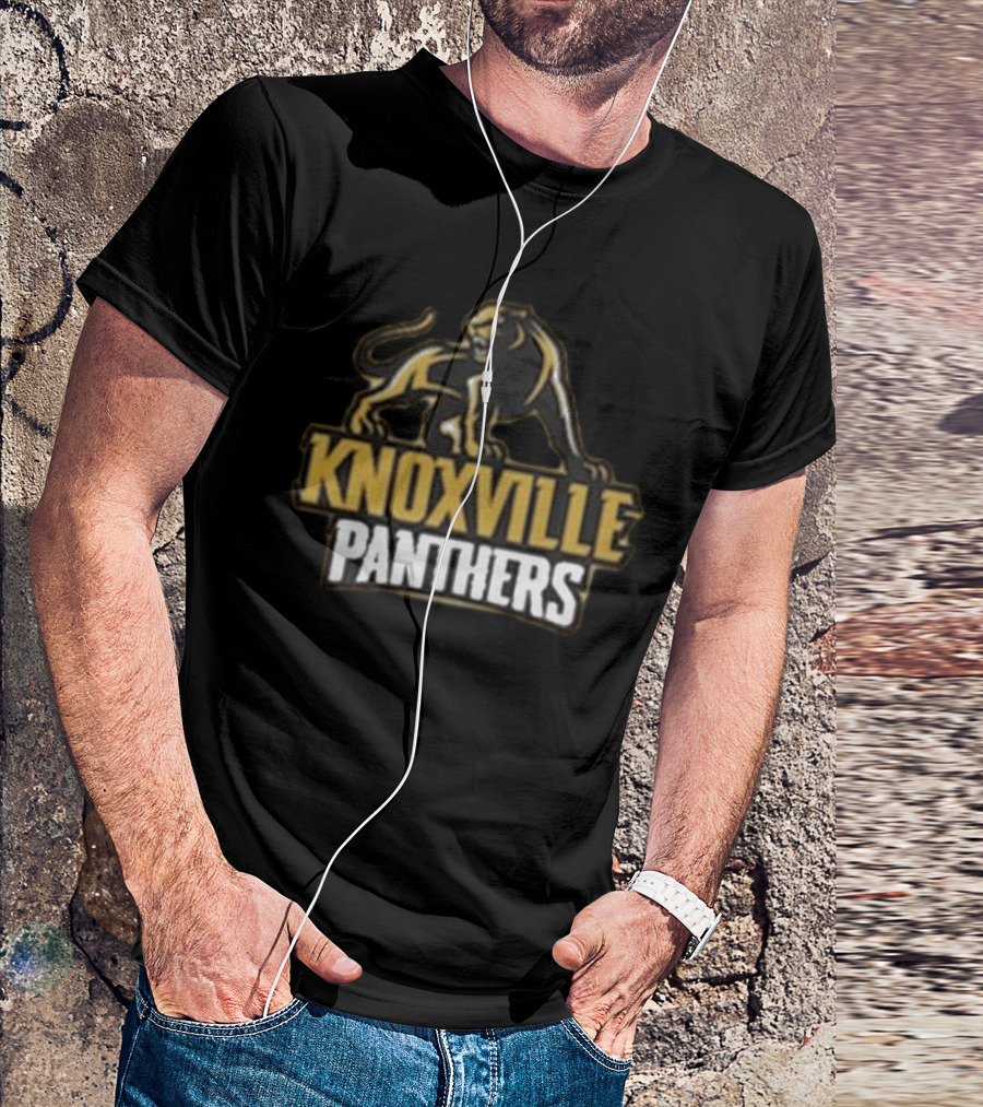 Knoxville Panthers Gold Black Panther T-Shirt