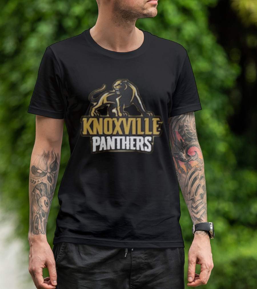 Knoxville Panthers Gold Black Panther T-Shirt