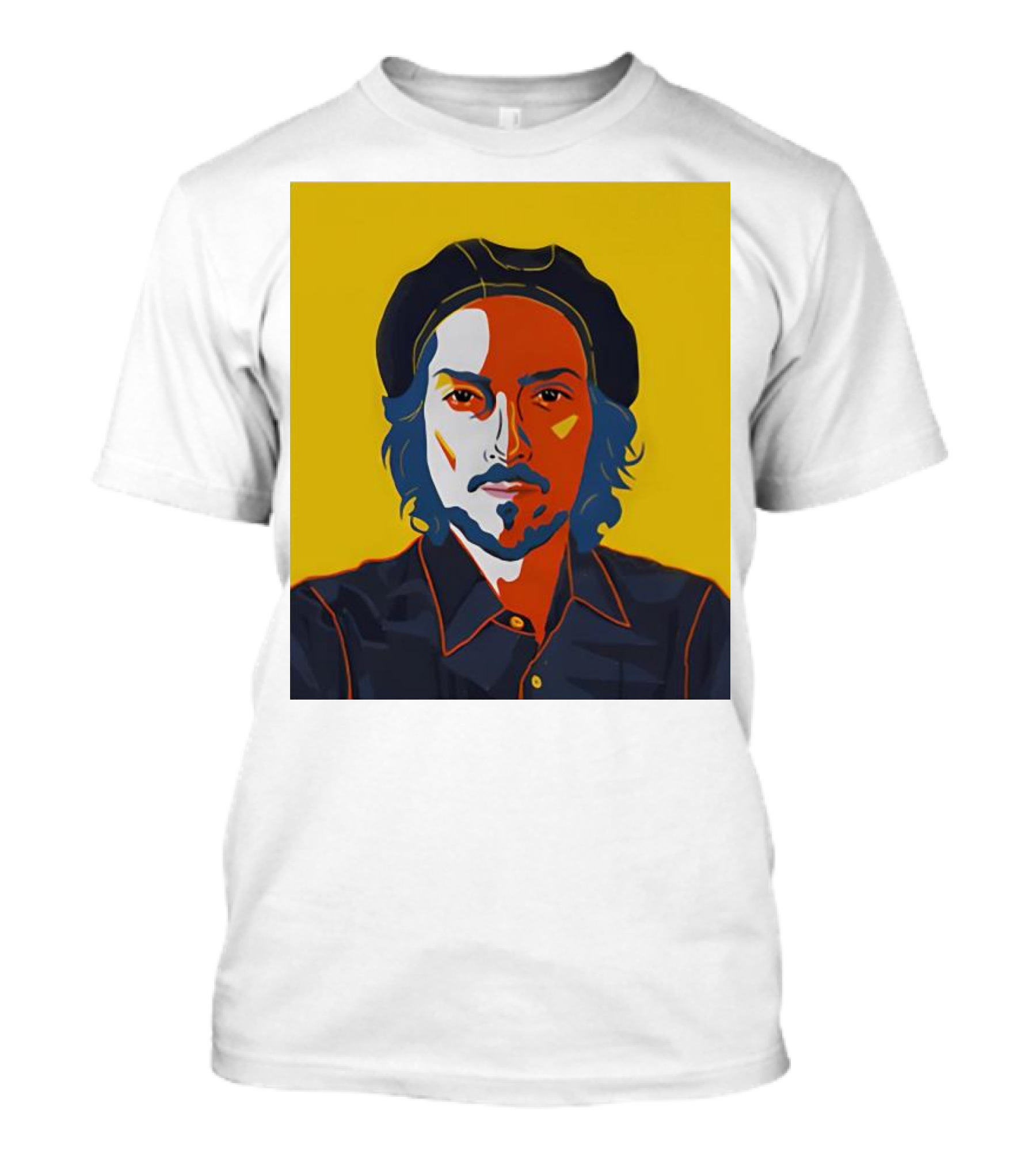 León Larregui Pintura Colorida Estilo Artístico T-Shirt