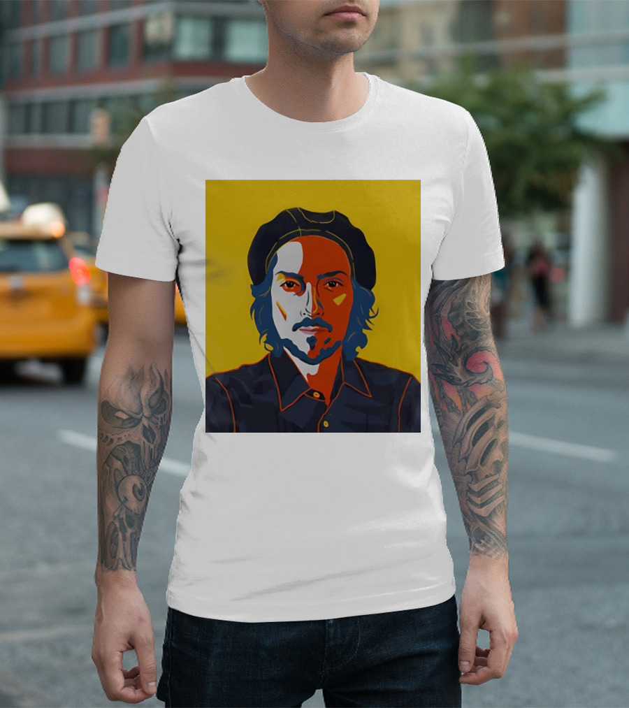 León Larregui Pintura Colorida Estilo Artístico T-Shirt