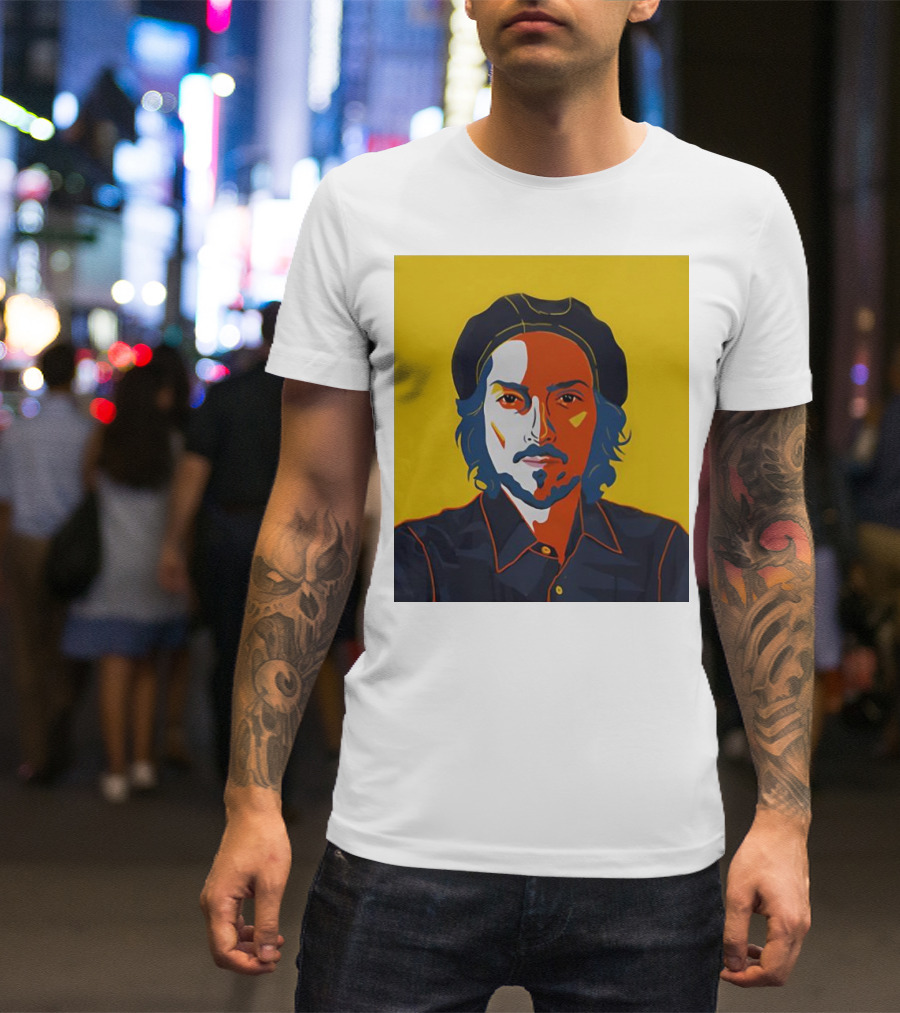 León Larregui Pintura Colorida Estilo Artístico T-Shirt