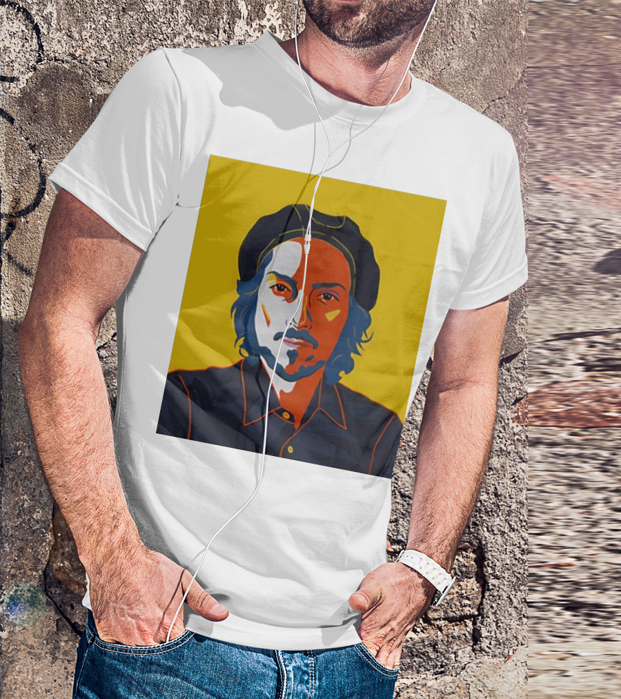León Larregui Pintura Colorida Estilo Artístico T-Shirt